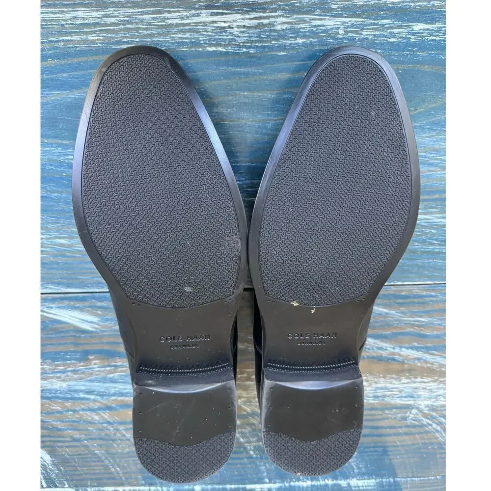 NWT - COLE HAAN Mens Black leather shoes, NEW W/ BOX, size 13